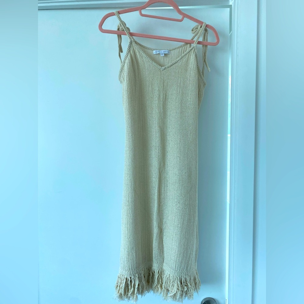 America & Beyond l Crochet Cover-Up w Fringe